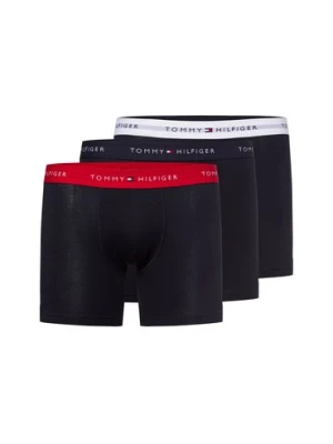 Tommy Hilfiger Obcisłe bokserki pakowane po 3 szt. Mężczyźni Bawełna niebieski