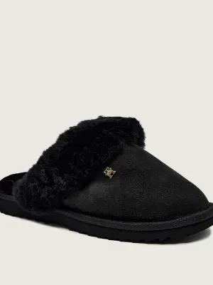 Tommy Hilfiger Obuwie domowe | shearling | zamsz | z dodatkiem wełny