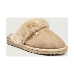Tommy Hilfiger Obuwie domowe | shearling | zamsz | z dodatkiem wełny