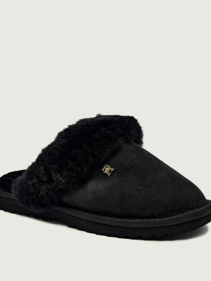 Tommy Hilfiger Obuwie domowe | shearling | zamsz | z dodatkiem wełny