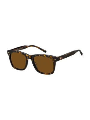 Tommy Hilfiger okulary męskie kolor czarny TH 2184/S