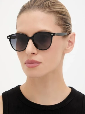 Tommy Hilfiger okulary przeciwsłoneczne damskie kolor czarny TH 2289/S