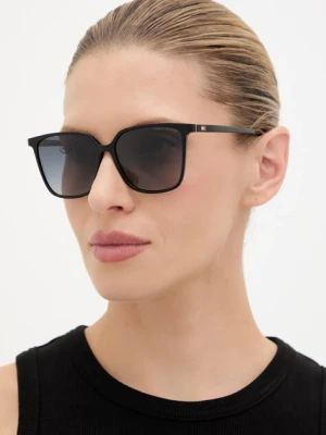 Tommy Hilfiger okulary przeciwsłoneczne damskie kolor czarny TH 2292/S