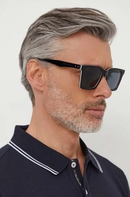 Tommy Hilfiger okulary przeciwsłoneczne męskie kolor czarny TH 2067/S