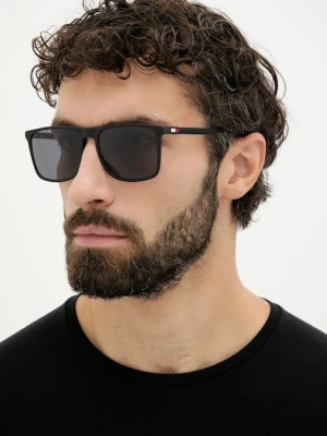 Tommy Hilfiger okulary przeciwsłoneczne męskie kolor granatowy TH 2277/S