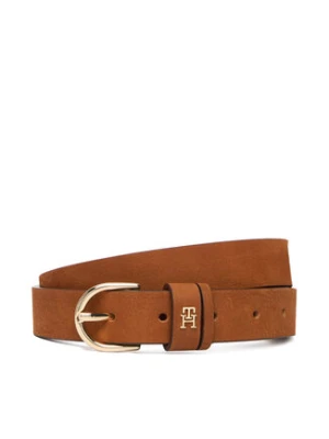 Tommy Hilfiger Pasek Damski Essential Effortless 2.5 Nubuck AW0AW17762 Brązowy