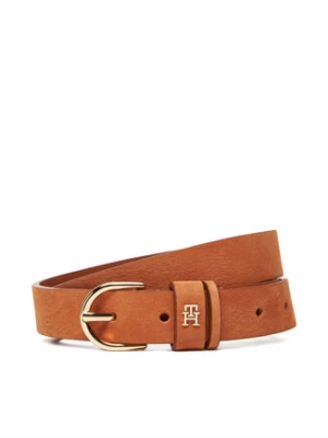 Tommy Hilfiger Pasek Damski Essential Effortless 2.5 Nubuck AW0AW17930 Brązowy
