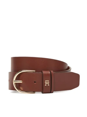 Tommy Hilfiger Pasek Damski Essential Effortless 3.5 AW0AW17757 Brązowy