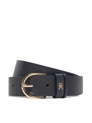 Tommy Hilfiger Pasek Damski Essential Effortless 3.5 AW0AW17757 Granatowy