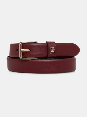 Tommy Hilfiger pasek damski kolor bordowy AW0AW17756