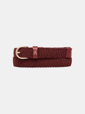 Tommy Hilfiger pasek damski kolor bordowy AW0AW17973
