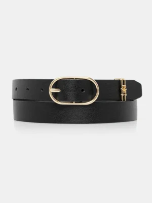 Tommy Hilfiger pasek damski kolor czarny AW0AW17494