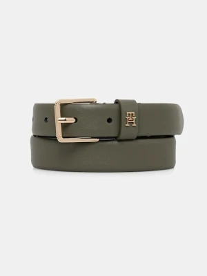 Tommy Hilfiger pasek damski kolor zielony AW0AW17756