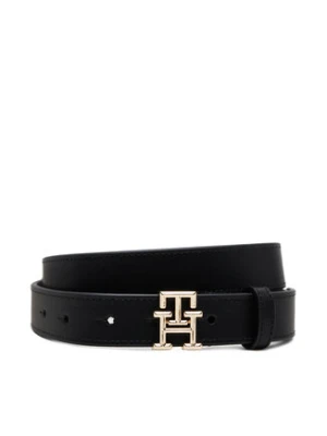 Tommy Hilfiger Pasek Damski Th Logo 2.5 AW0AW17248 Czarny