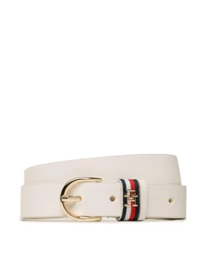 Tommy Hilfiger Pasek Damski Th Timeless 2.5 Corp AW0AW14802 Biały