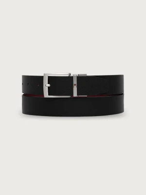Tommy Hilfiger pasek dwustronny męski skórzany czarny