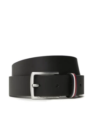 Tommy Hilfiger Pasek Dziecięcy Leather Belt AU0AU01677 Czarny