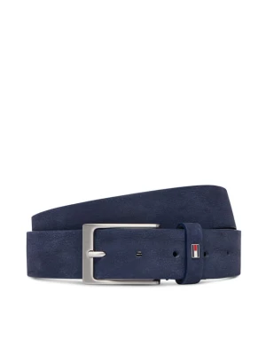 Tommy Hilfiger Pasek Layton 3.5 Nubuck AM0AM15047 Granatowy