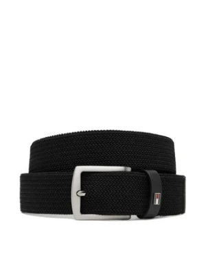 Tommy Hilfiger Pasek Męski Denton Elastic 3.5 AM0AM13354 Czarny