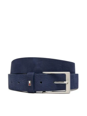Tommy Hilfiger Pasek Męski Layton 3.5 Nubuck AM0AM13754 Granatowy