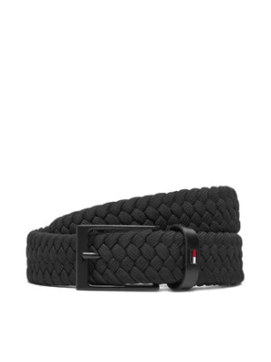 Tommy Hilfiger Pasek Męski Layton Elastic AM0AM13570 Czarny