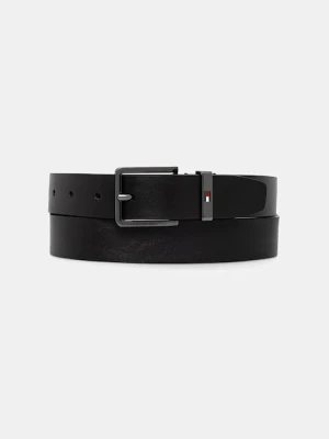 Tommy Hilfiger pasek męski skórzany czarny