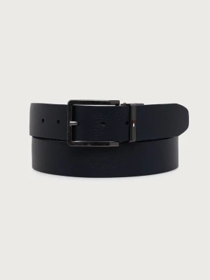 Tommy Hilfiger pasek męski skórzany granatowy