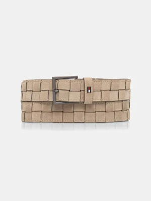 Tommy Hilfiger pasek męski zamszowy