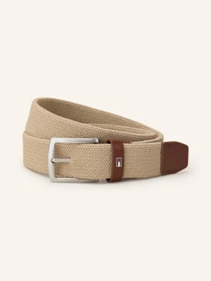 Tommy Hilfiger Pasek Pleciony Denton beige