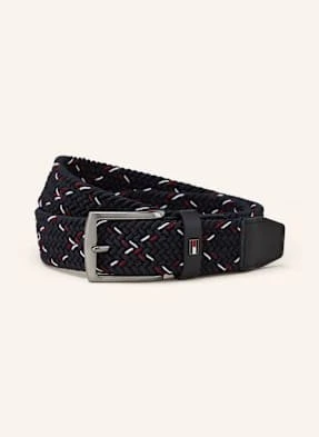 Tommy Hilfiger Pasek Pleciony Denton blau