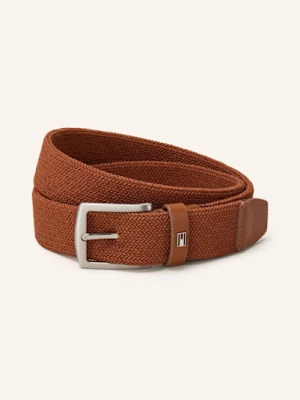 Tommy Hilfiger Pasek Pleciony Denton braun