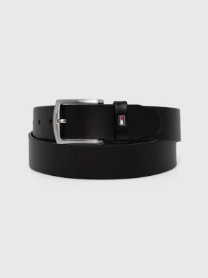 Tommy Hilfiger pasek skórzany czarny