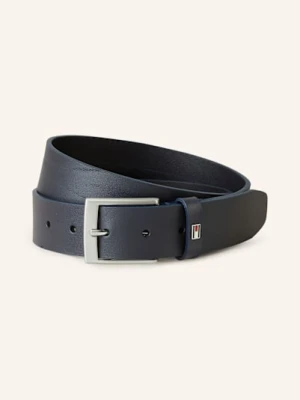 Tommy Hilfiger Pasek Skórzany Adan blau