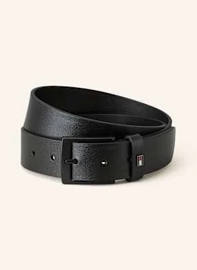 Tommy Hilfiger Pasek Skórzany Adan schwarz