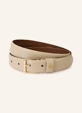 Tommy Hilfiger Pasek Skórzany braun