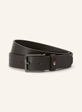 Tommy Hilfiger Pasek Skórzany braun