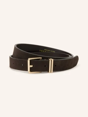 Tommy Hilfiger Pasek Skórzany braun
