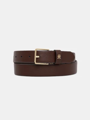 Tommy Hilfiger pasek skórzany damski kolor brązowy AW0AW18251