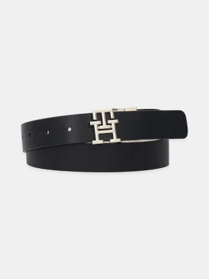 Zdjęcie produktu Tommy Hilfiger pasek skórzany damski kolor czarny AW0AW17495