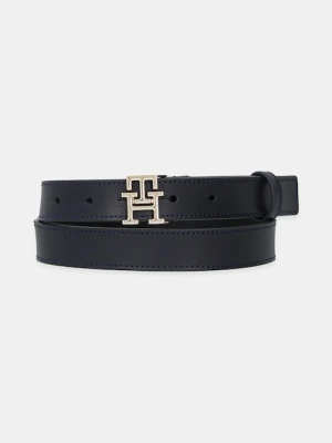 Tommy Hilfiger pasek skórzany damski kolor granatowy AW0AW17496