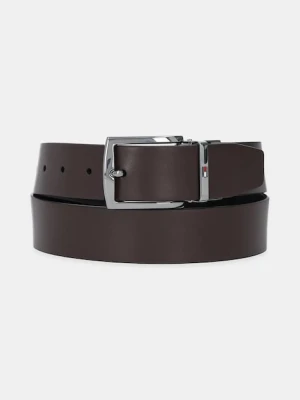 Tommy Hilfiger pasek skórzany dwustronny męski kolor brązowy AM0AM13012
