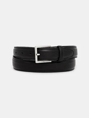 Tommy Hilfiger pasek skórzany męski kolor czarny AM0AM13760