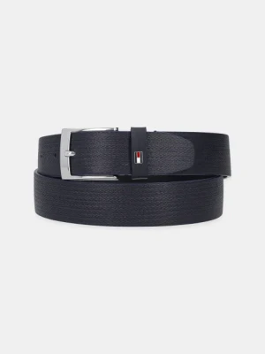 Tommy Hilfiger pasek skórzany męski kolor granatowy AM0AM13015