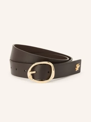Tommy Hilfiger Pasek Skórzany Sculpt 3.0 braun