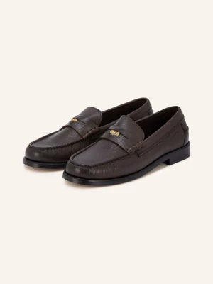 Tommy Hilfiger Penny Loafers braun CIEMNOBRĄZOWY