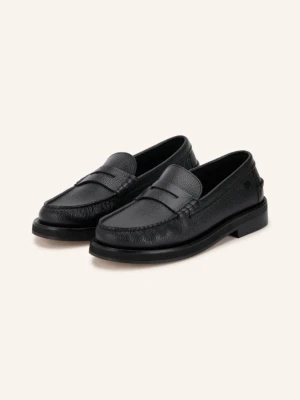 Tommy Hilfiger Penny Loafers schwarz CZARNY