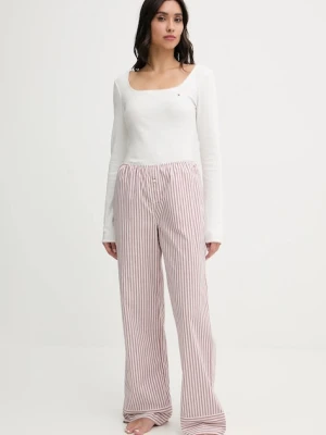 Tommy Hilfiger piżama damska kolor biały UW0UW06143