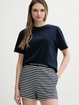 Tommy Hilfiger piżama damska kolor granatowy UW0UW05760