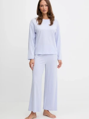 Tommy Hilfiger piżama damska kolor niebieski UW0UW06077