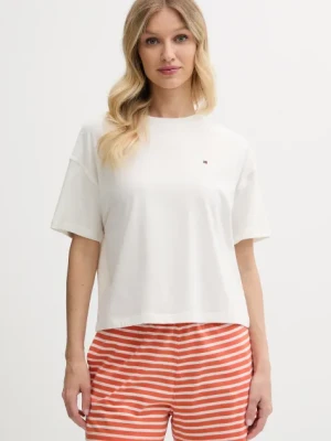 Tommy Hilfiger piżama damska kolor pomarańczowy UW0UW05760